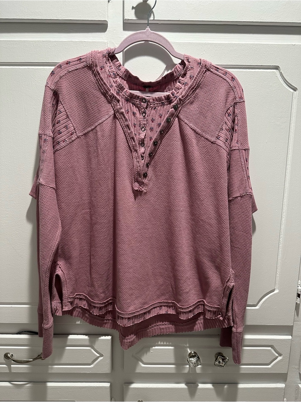 Free People Heart To Heart Henley Top.